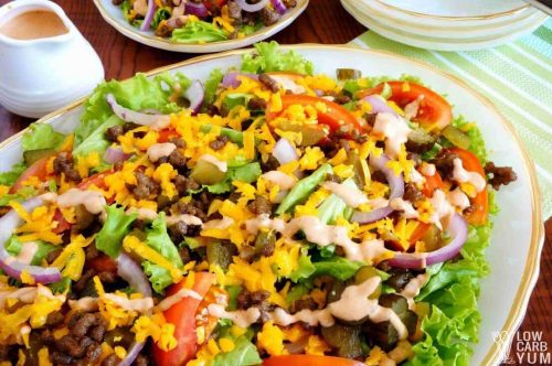 Big Mac Cheeseburger Salad