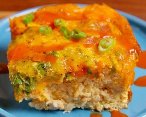 Loaded Cauliflower Breakfast Bake