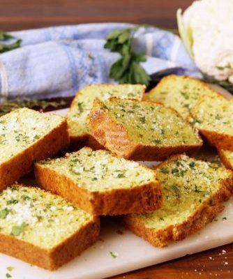 Cauliflower Garlic Bread