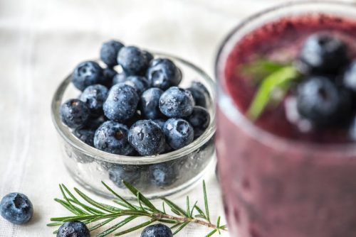 Blueberry Almond Protein Smoothie