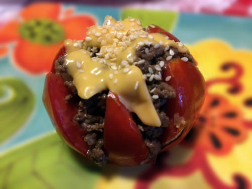 Cheeseburger Tomatoes