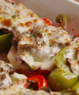 Cheesesteak Stuffed Peppers