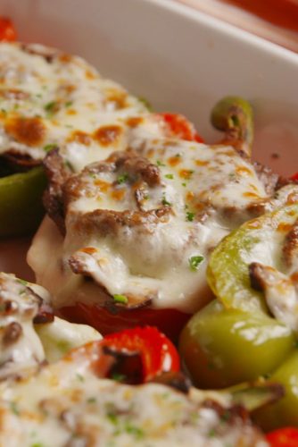 Cheesesteak Stuffed Peppers